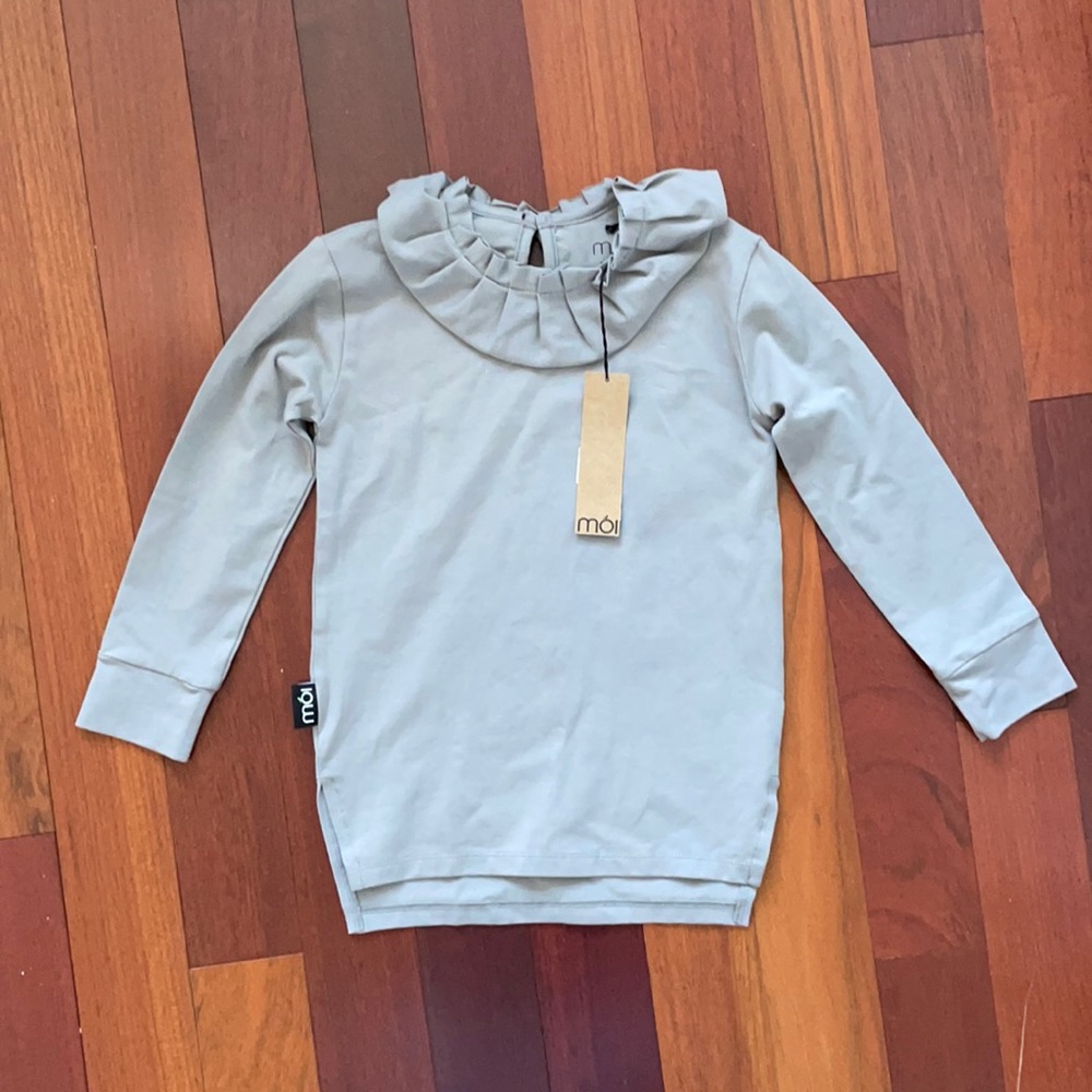 Moi Little Girl, Toddler Girl Ruffle Collar Top 3T-4T NWT